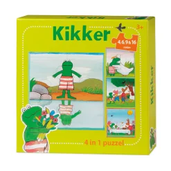 De wereld van Kikker Puzzel, 4in1