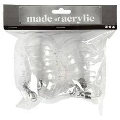 Deco Ballen Transparant 6cm, 8st.