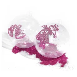 Deco Ballen Transparant 6cm, 8st.