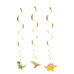 Decoratie Slingers Dino, 3dlg.