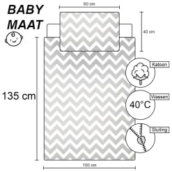 Dekbedovertrek Bing, 100x135cm