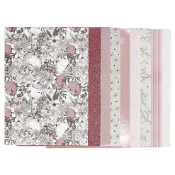 Design Papierblok 6 Designs, 24 Vellen