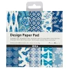 Design Papierblok Blauw, 50 Vellen