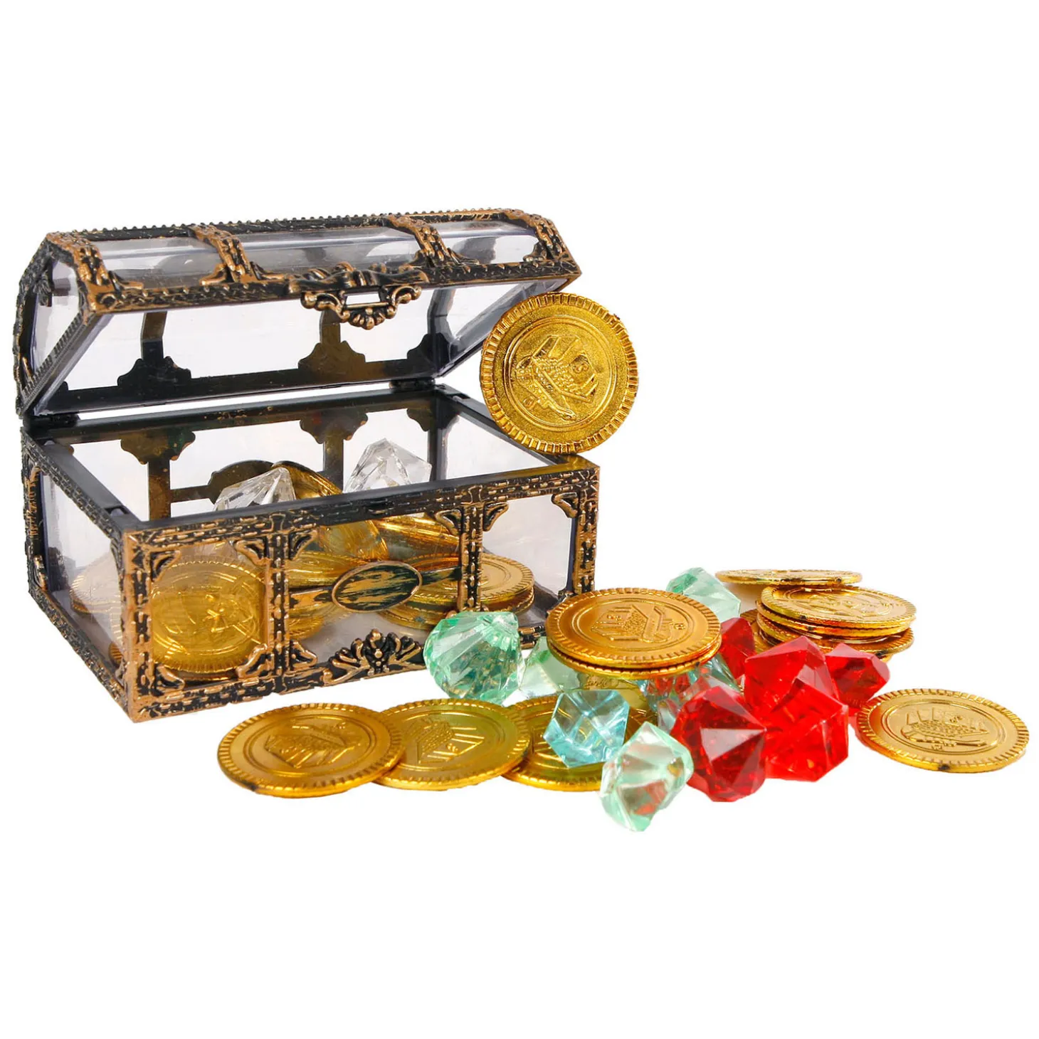 Destination Deep Schatkist met Munten en Diamanten, 61dlg.