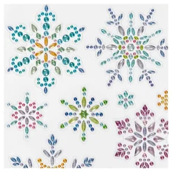 Diamant Stickers Ijskristallen, 1 Vel