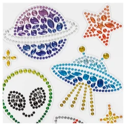 Diamant Stickers Ruimte, 1 Vel