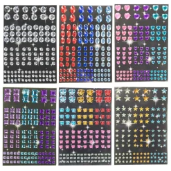 Diamanten Stickers, 120st.