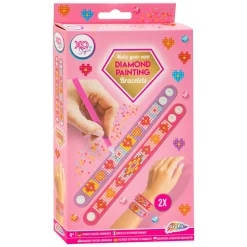 Diamond Painting Armbanden Roze, 2st.