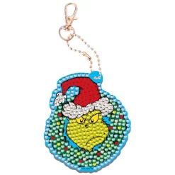 Diamond Painting Sleutelhanger The Grinch
