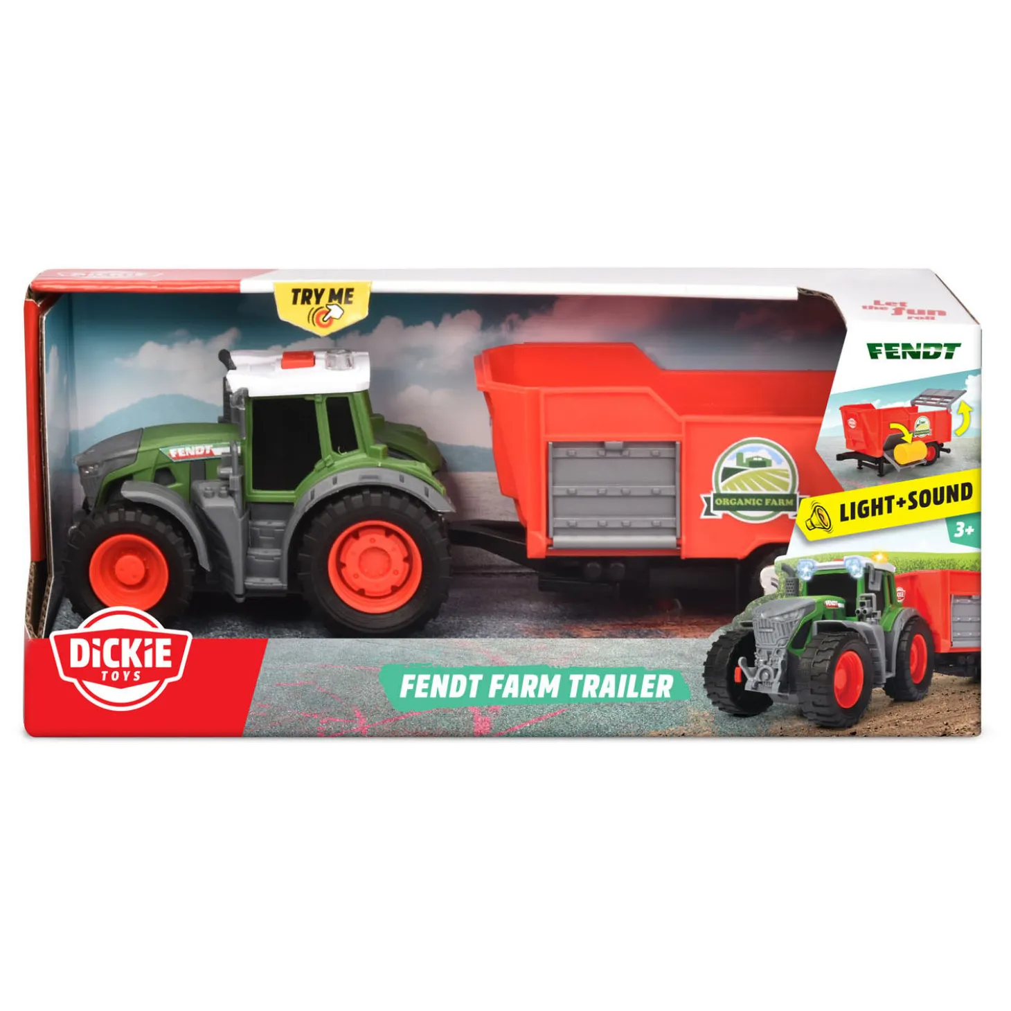Dickie Fendt Tractor met Trailer