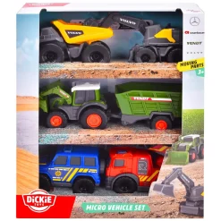 Dickie Micro City Team Voertuigen, 6dlg.