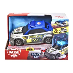Dickie Politieauto Grijs met Licht en Geluid