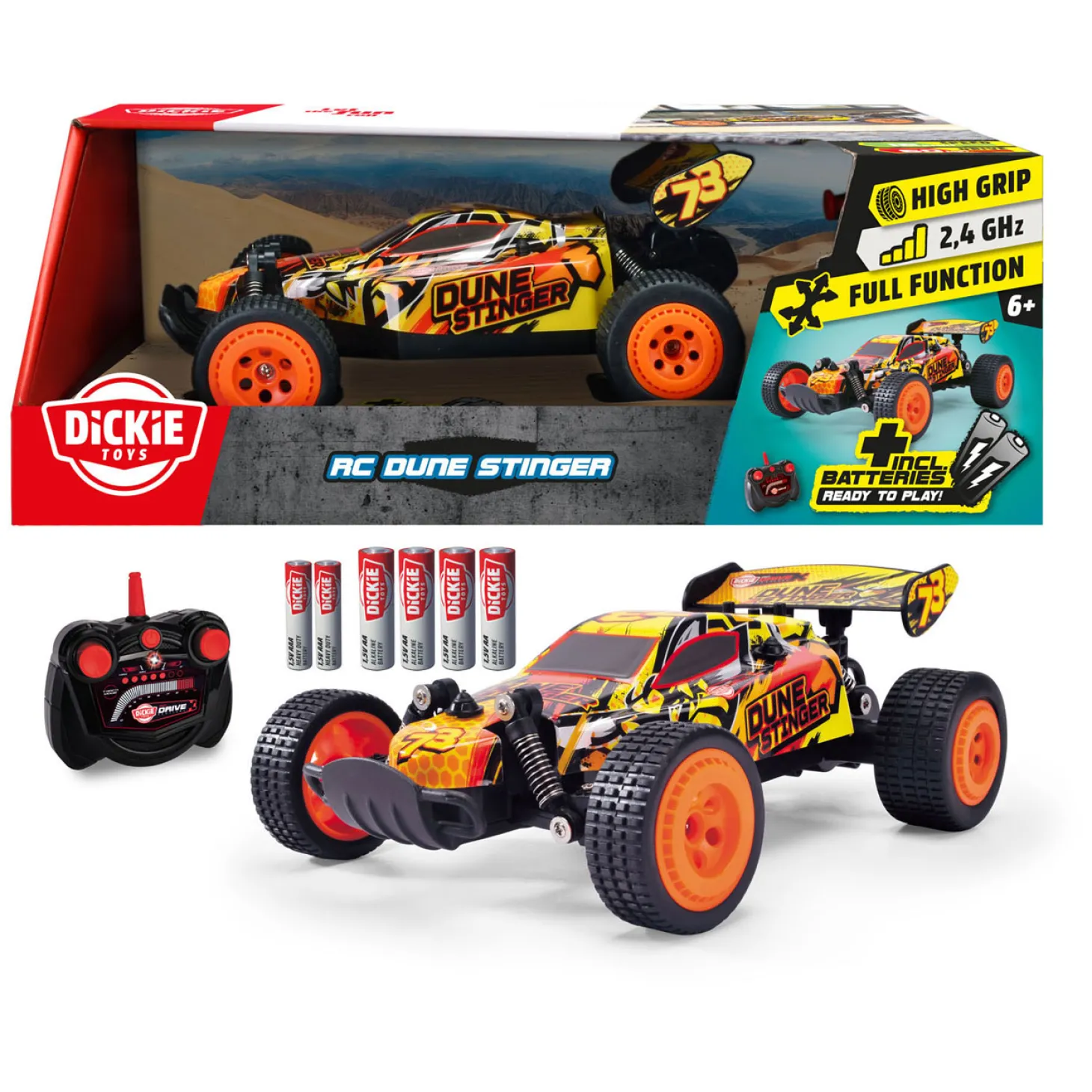 Dickie RC Bestuurbare Auto Dune Stinger RTR
