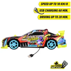 Dickie RC Bestuurbare Auto Tornado Drift RTR