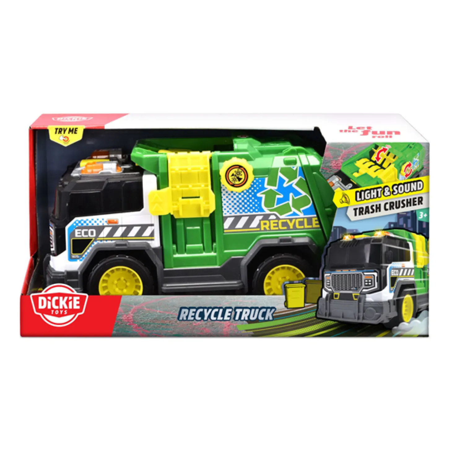 Dickie Recyclewagen met Licht en Geluid