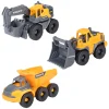 Dickie Volvo Constructie Werkvoertuigen Speelset, 3dlg.