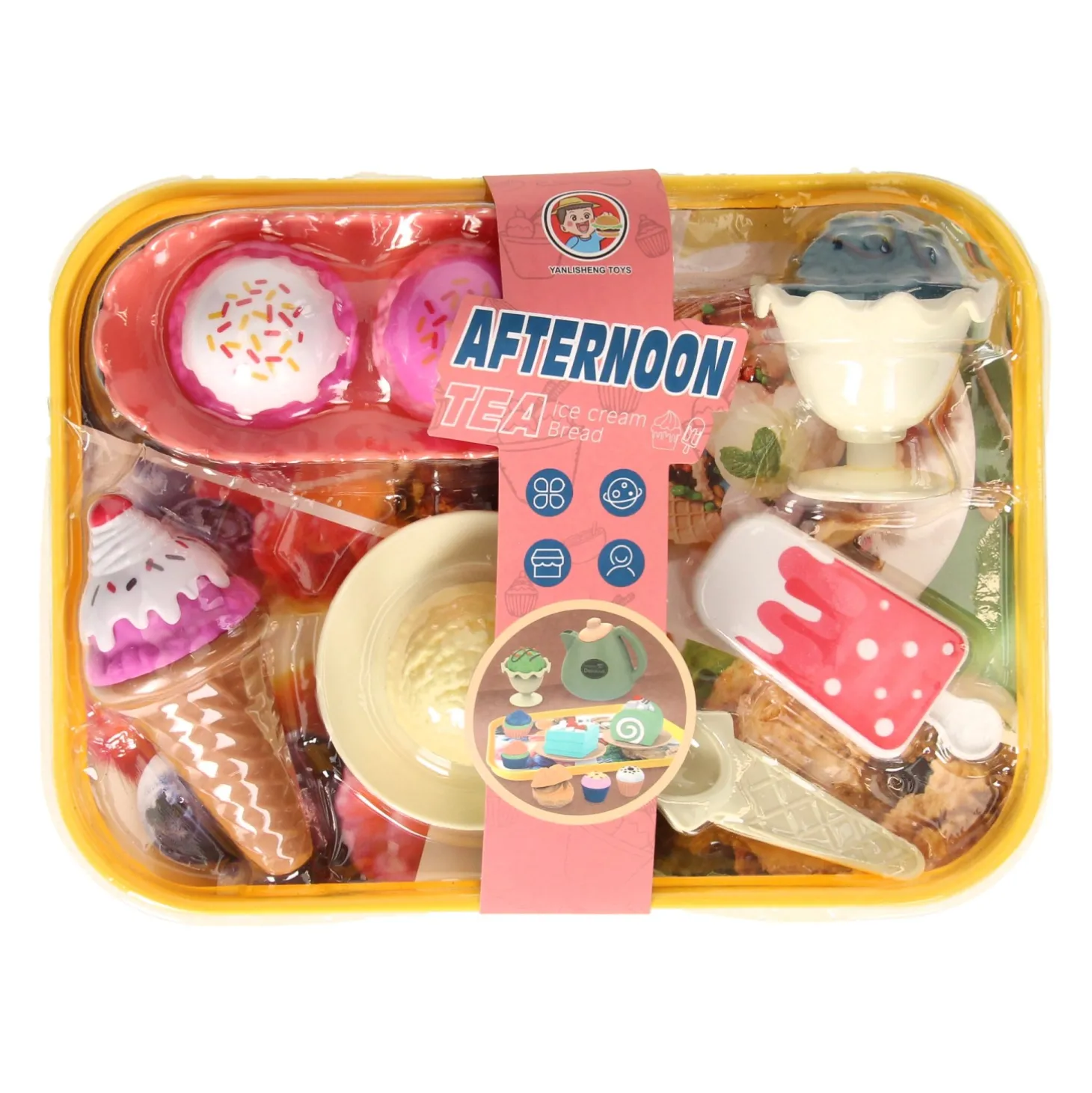 Dienblad Speeleten Ijsjes, 10dlg.