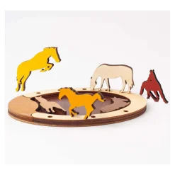 Dieren Wild Horses Breinpuzzel