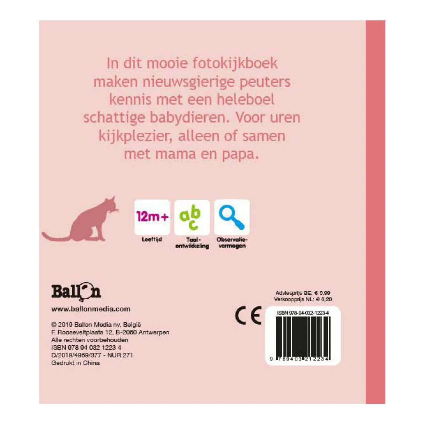 Dierenvriendjes - Fotokijkboek Babydieren