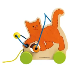 Dikkie Dik Houten Trekfiguur met Motoriekspiraal