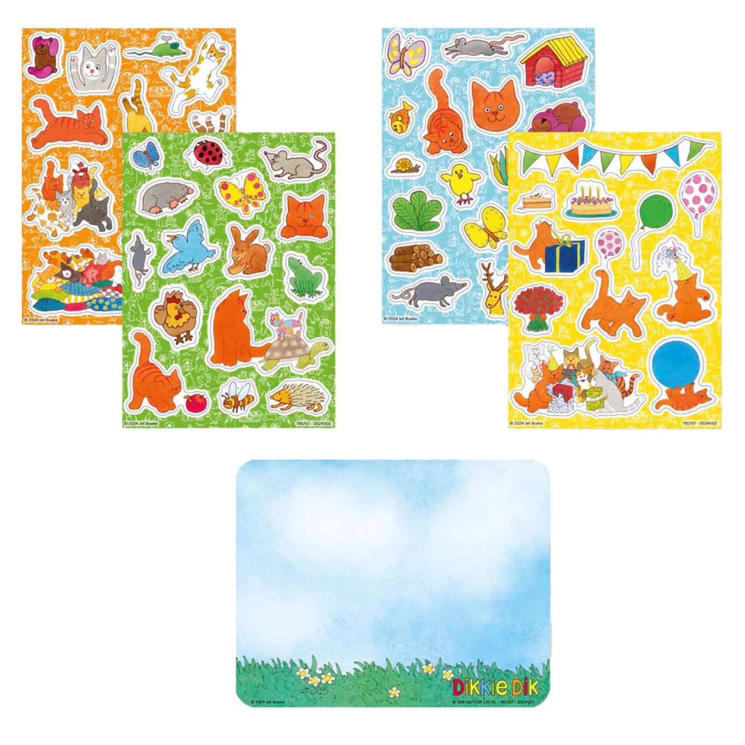 Dikkie Dik Raamstickers, 45dlg.
