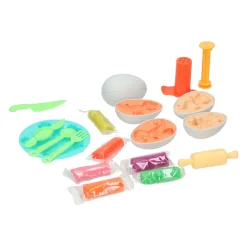 Dino Kleiset - 6 Kleuren Klei - 19dlg.