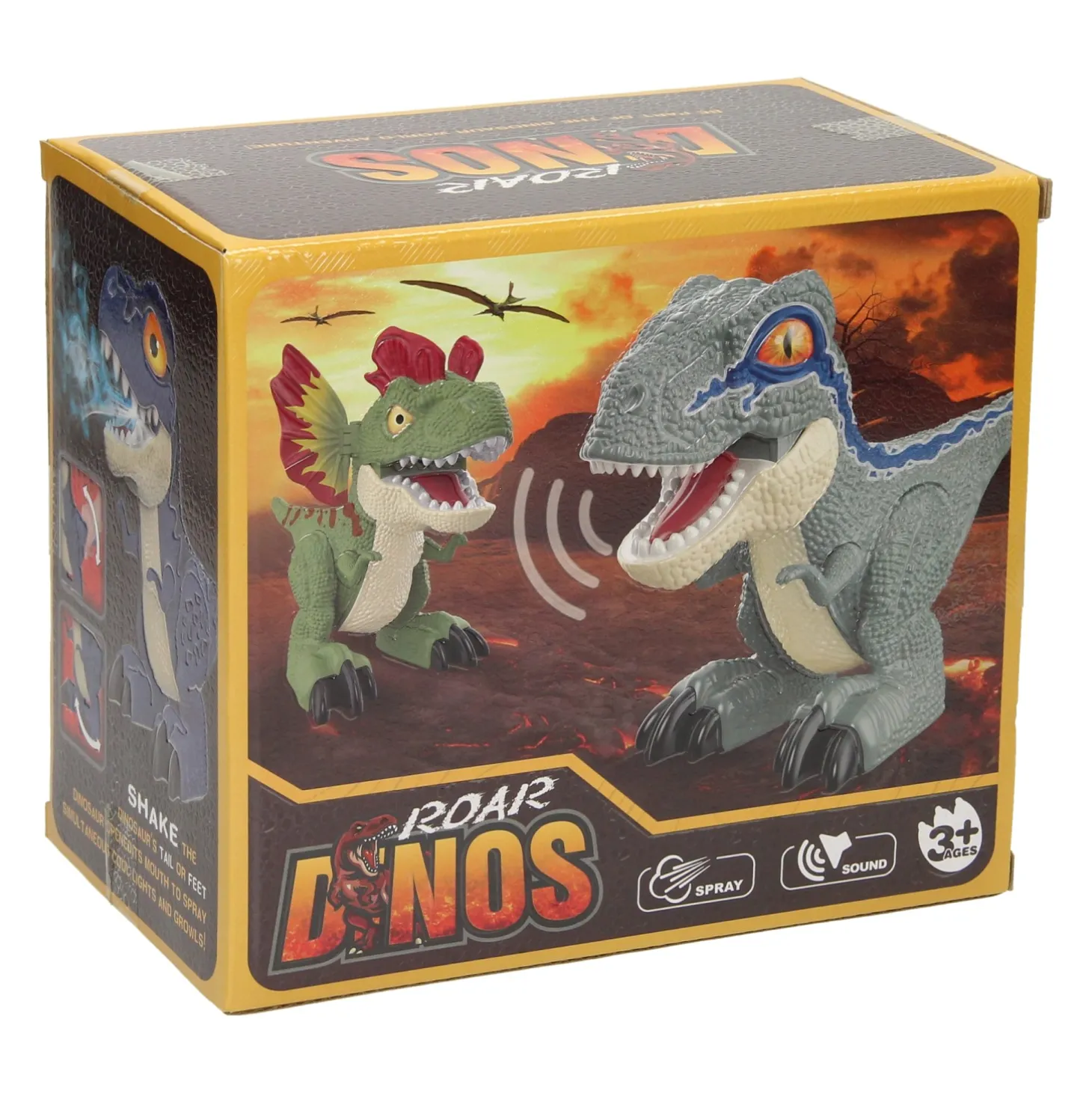 Dino met Geluid & Rookfunctie