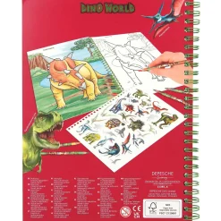 Dino World Kleurboek met Kleurpotloden