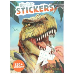Dino World Nummer Stickers Stickerboek