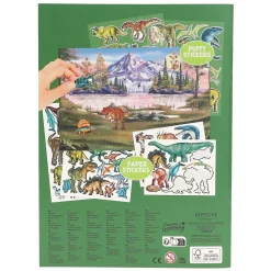 Dino World Stickerboek met Puffy Stickers