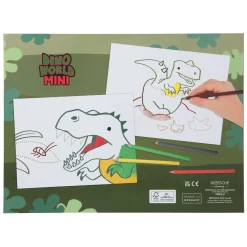 Dino World Stip naar Stip Kleurboek Mini Dino