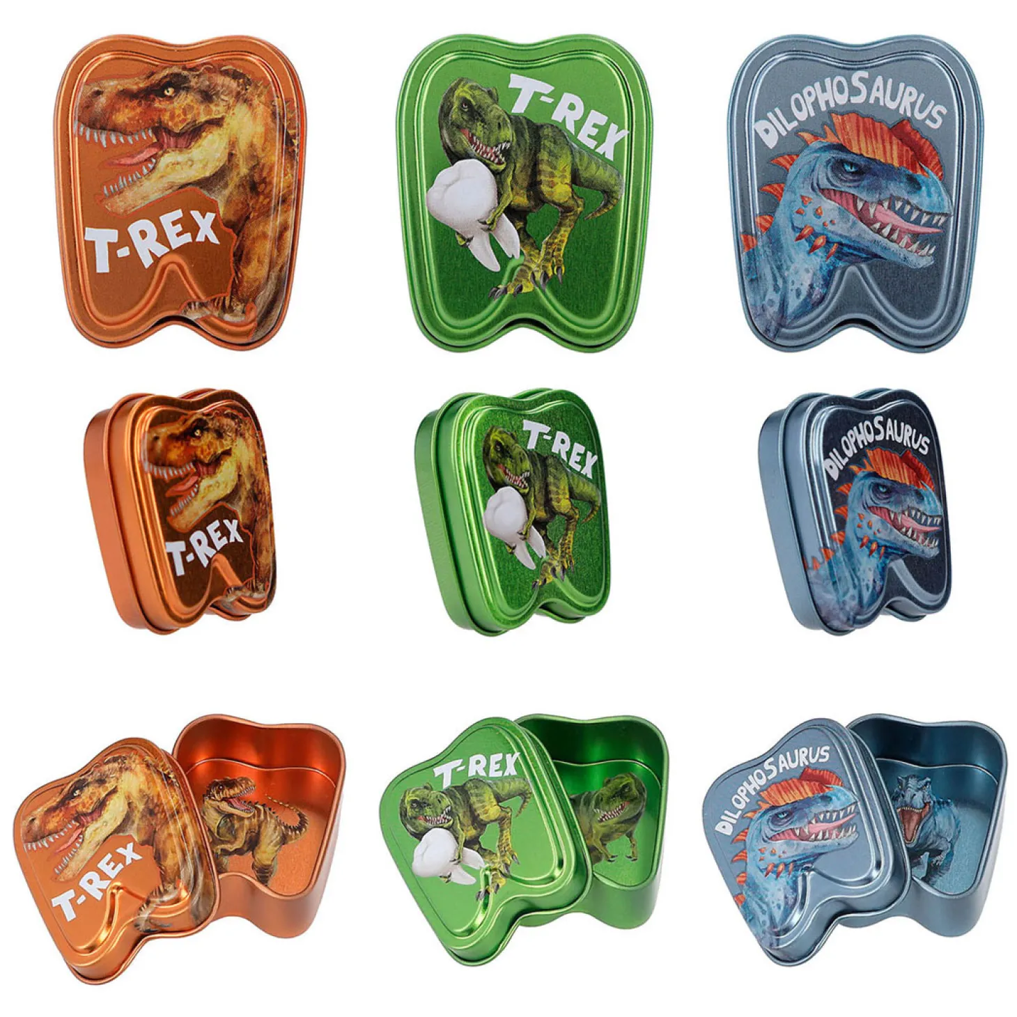 Dino World Tanden Blikje