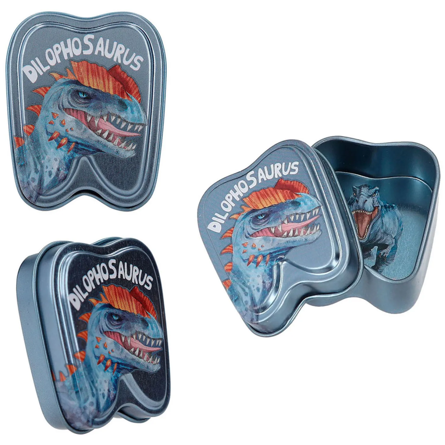 Dino World Tanden Blikje