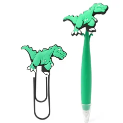 Dinosaurus Mega Paperclip met Pen