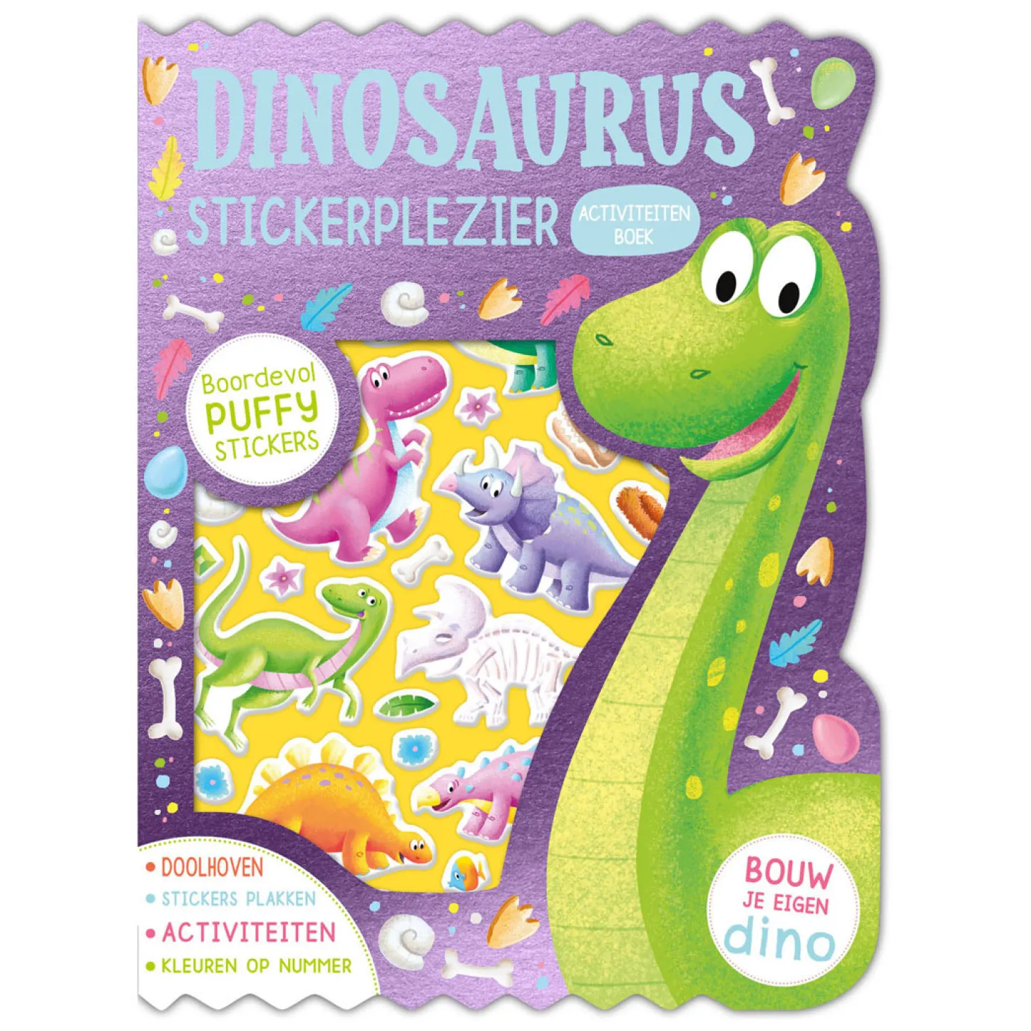 Dinosaurus Stickerplezier Stickerboek
