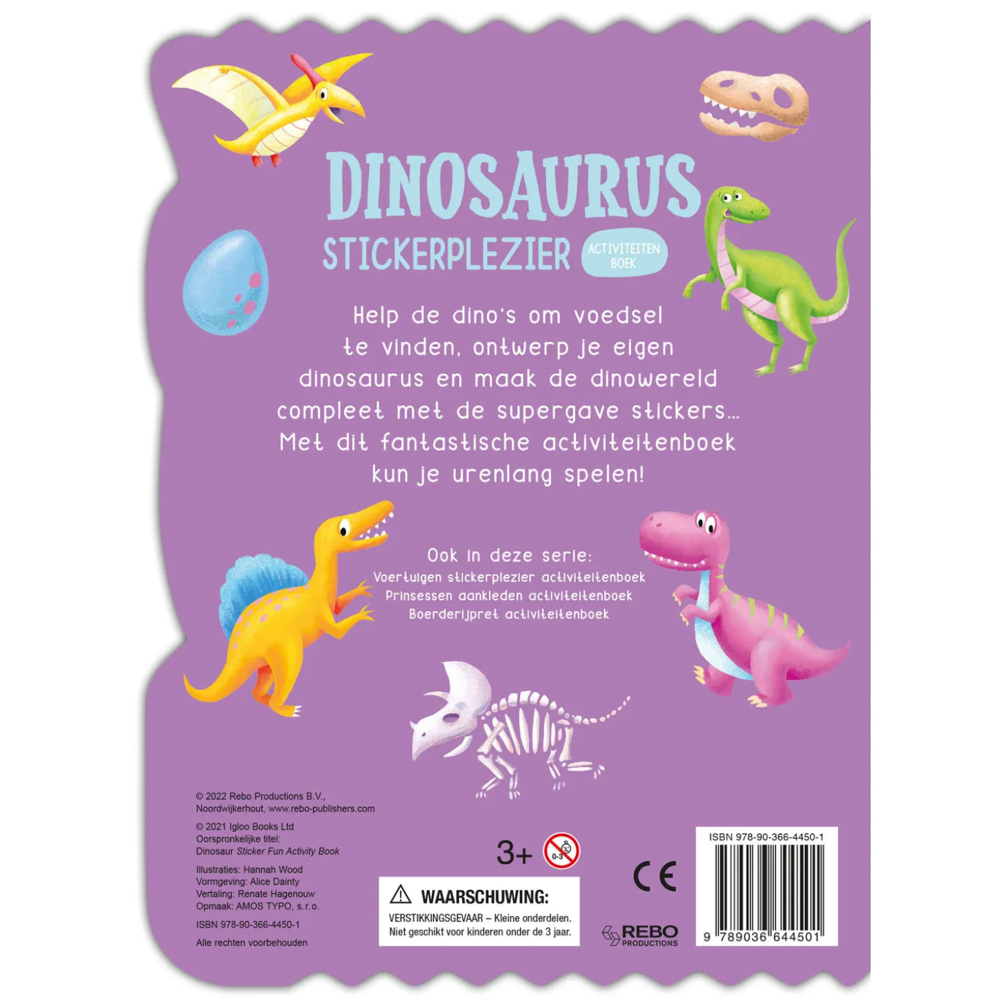 Dinosaurus Stickerplezier Stickerboek