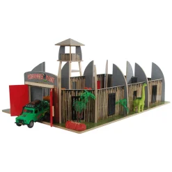 Dinoworld Houten Dinosaurus Park met Uitkijktoren Speelset