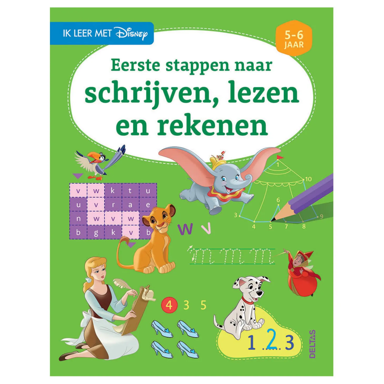 Disney Ik Leer met Schrijven, Lezen en Rekenen (5-6 j.)