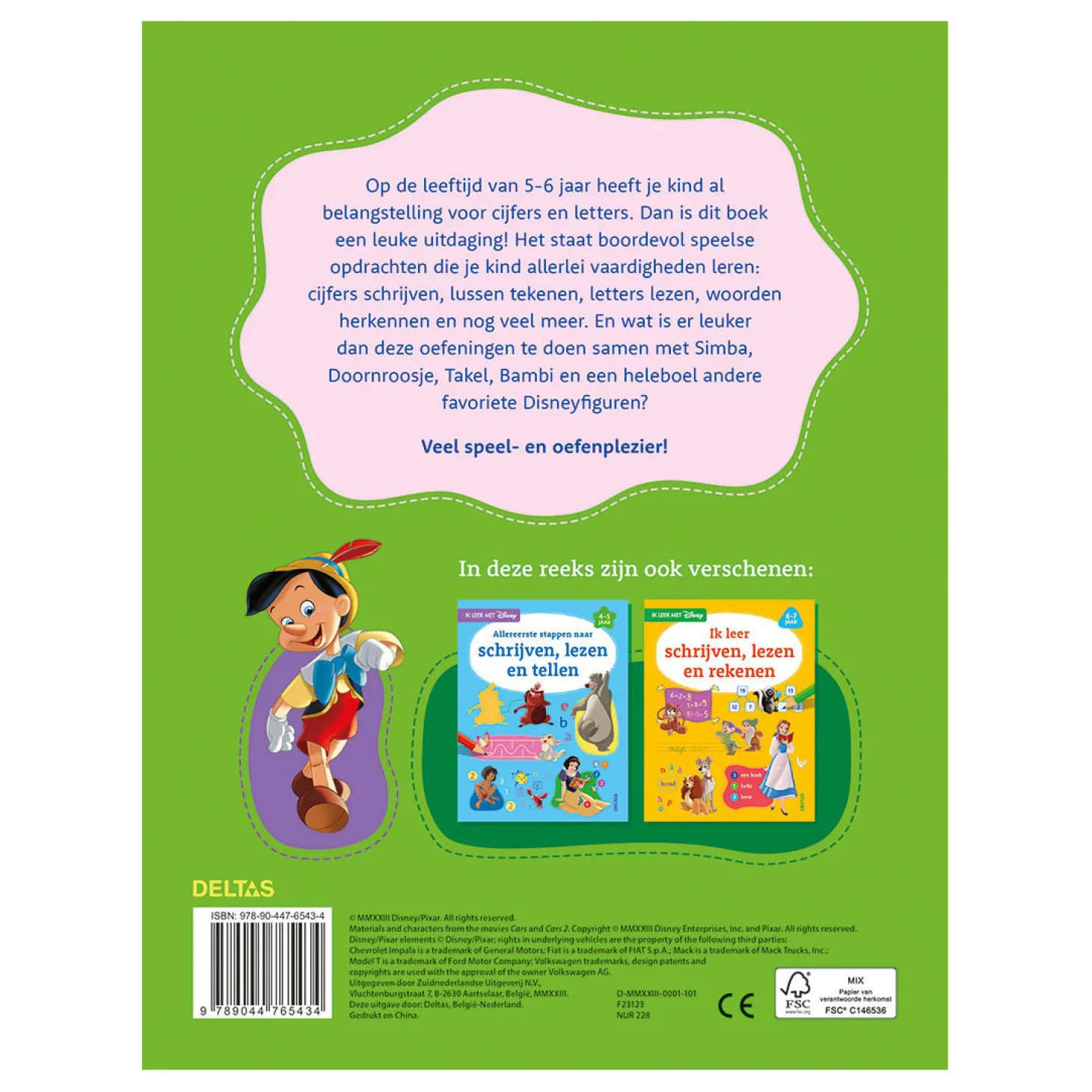 Disney Ik Leer met Schrijven, Lezen en Rekenen (5-6 j.)