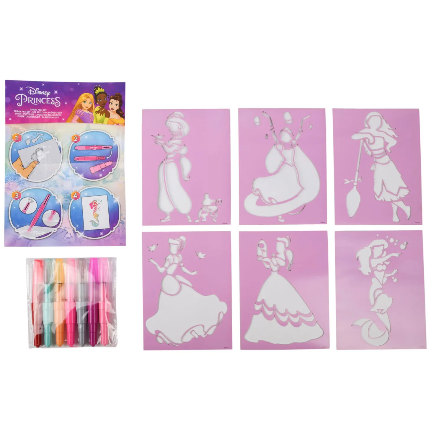 Disney Princess Blaaspennen Set