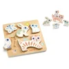 Djeco BabyAnimali Houten Puzzel, 5st.