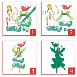 Djeco Beweegpopjes Kleuren en Knutselen