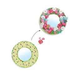 Djeco Bloemen Spiegels Knutselset, 3st.