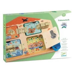 Djeco Cabanalock Houten Sloten Puzzel