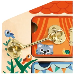 Djeco Cabanalock Houten Sloten Puzzel