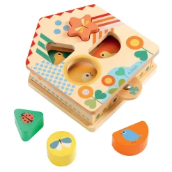 Djeco Cachaboom Houten Vormendoos, 5dlg.