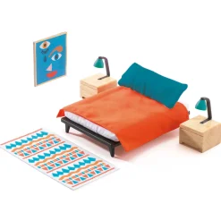 Djeco City House  Houten Poppenhuis incl. Meubels