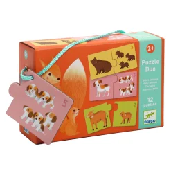 Djeco Combinatiepuzzel Dieren - 12st.