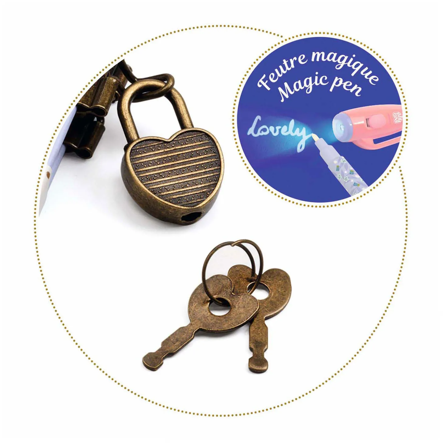 Djeco Dagboek met Slotje en Magische Pen Oana