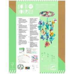 Djeco DIY - Bloemenmobiel incl 8 Kleuren Plakkaatverf